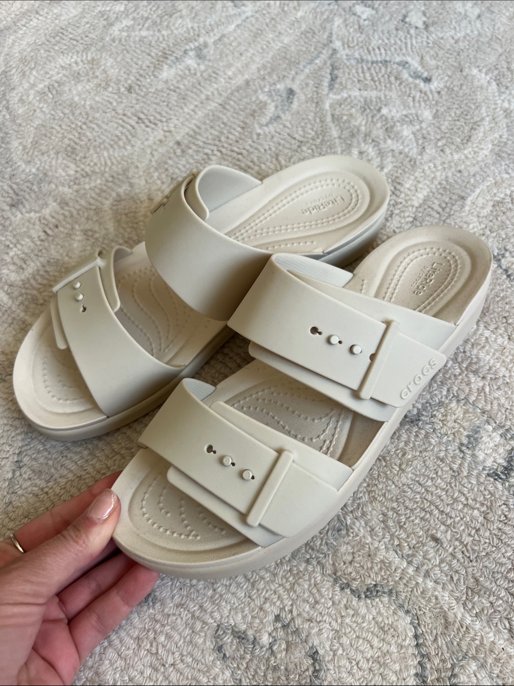 CROCS Women's Brooklyn Wedge Slide Sandal Size 10